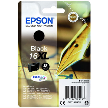 Μελάνι Epson 16xl Black Inkjet Cartridge C13T16314012
