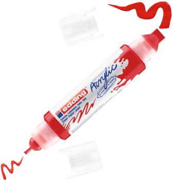 Edding 5400 Traffic Red No 902 Ακρυλικός 3D Μαρκαδόρος