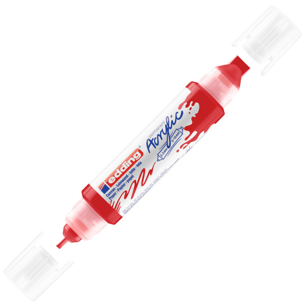Edding 5400 Traffic Red No 902 Ακρυλικός 3D Μαρκαδόρος