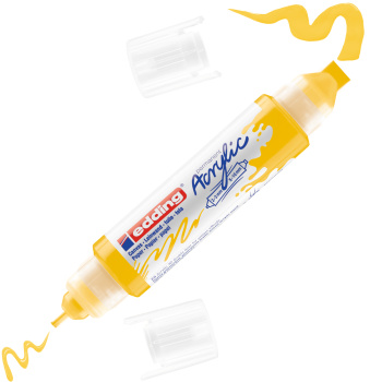 EDDING 5400 TRAFFIC YELLOW 905 ΑΚΡΥΛΙΚΟΣ 3D ΜΑΡΚΑΔΟΡΟΣ ΔΙΠΛΗΣ ΜΥΤΗΣ