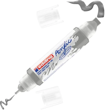 Edding 5400 Silver No 923 Ακρυλικός 3D Μαρκαδόρος