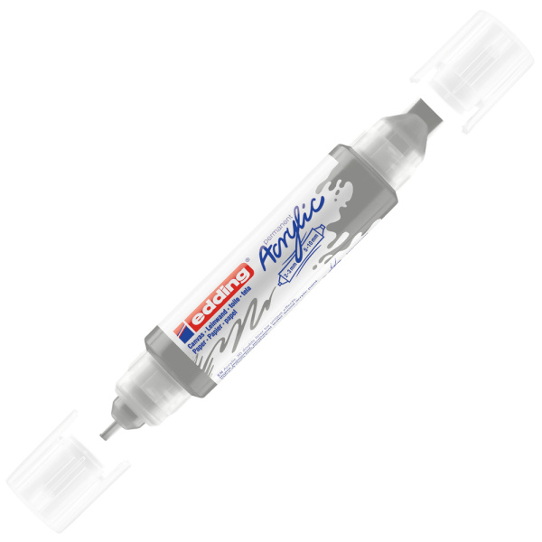 Edding 5400 Silver No 923 Ακρυλικός 3D Μαρκαδόρος