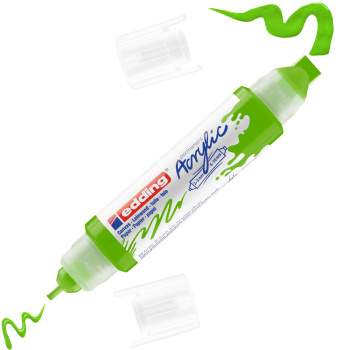 EDDING 5400 YELLOW GREEN 927 ΑΚΡΥΛΙΚΟΣ 3D ΜΑΡΚΑΔΟΡΟΣ ΔΙΠΛΗΣ ΜΥΤΗΣ