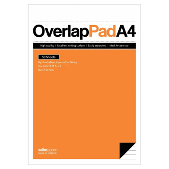 Μπλοκ Περφορέ Σημειώσεων Α4 Ριγέ OVERLAP PAD SALKO