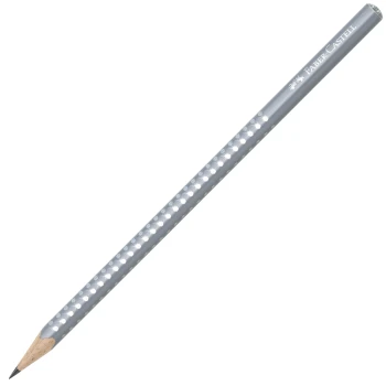 ΜΟΛΥΒΙ FABER CASTELL SPARKLE SUMMER ΑΣΗΜΙ ΜΕ GRIP ΠΟΥ ΛΑΜΠΟΥΝ No 118203