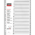 ΔΙΑΧΩΡΙΣΤΙΚΑ TYPOFILING ΠΛΑΣΤΙΚΑ Α4 ΜΕ ΑΡΙΘΜΗΣΗ 10 ΘΕΜΑΤΩΝ