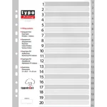 ΔΙΑΧΩΡΙΣΤΙΚΑ TYPOFILING ΠΛΑΣΤΙΚΑ Α4 ΜΕ ΑΡΙΘΜΗΣΗ 10 ΘΕΜΑΤΩΝ