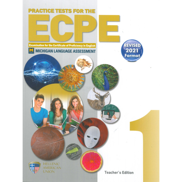 ECPE PRACTICE EXAMINATIONS BOOK 1 TEACHER'S BOOK (+CD) REVISED 2021 FORMAT