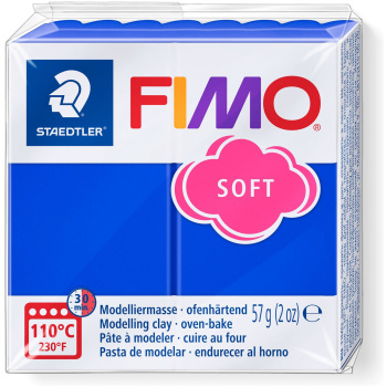 FIMO SOFT ΠΗΛΟΣ BRILLIAND BLUE No 33 STAEDLER 57gr
