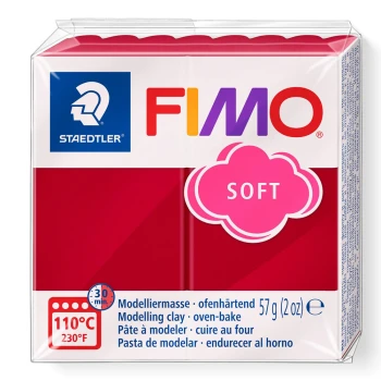 FIMO SOFT ΠΗΛΟΣ CHERRY RED No 26 STAEDLER 57gr