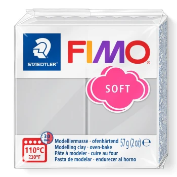 FIMO SOFT ΠΗΛΟΣ DOLPHIN GREY No 80 STAEDLER 56gr