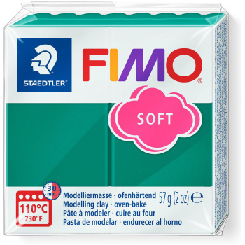 FIMO SOFT ΠΗΛΟΣ EMERALD No 56 STAEDLER 57gr