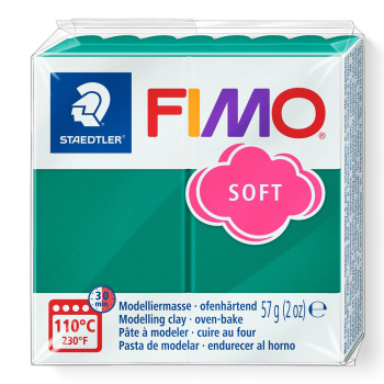 FIMO SOFT ΠΗΛΟΣ EMERALD No 56 STAEDLER 57gr