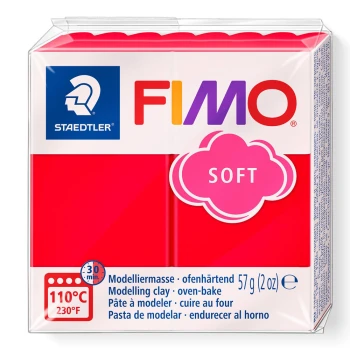 FIMO SOFT ΠΗΛΟΣ INDIAN RED No 24 STAEDLER 57gr