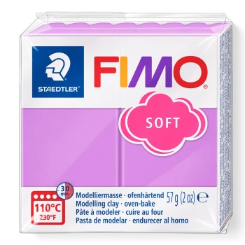 FIMO SOFT ΠΗΛΟΣ LAVENDER No 62 STAEDLER 57gr