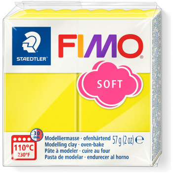 FIMO SOFT ΠΗΛΟΣ LEMON No 10 STAEDLER 57gr