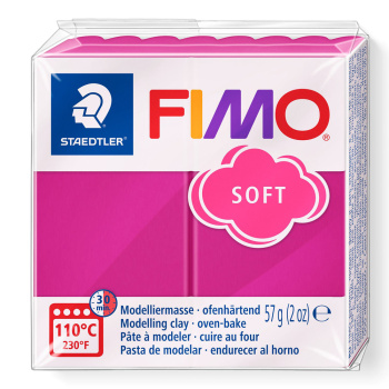 FIMO SOFT ΠΗΛΟΣ RASBERRY No 22 STAEDLER 56gr