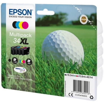 Μελάνι Epson 34XL Multipack Inkjet Cartridge C13T34764010