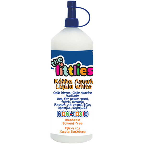 ΚΟΛΛΑ ΡΕΥΣΤΗ ΛΕΥΚΗ THE LITTLIES 250ml WHITE GLUE ΜΕ ΛΕΠΤΗ ΜΥΤΗ