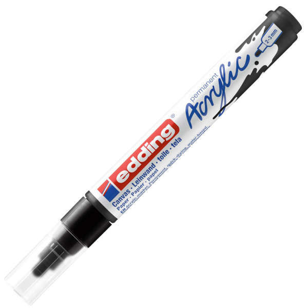 ΜΑΡΚΑΔΟΡΟΣ EDDING 5100 BLACK 901 ΑΚΡΥΛΙΚΟΣ MEDIUM
