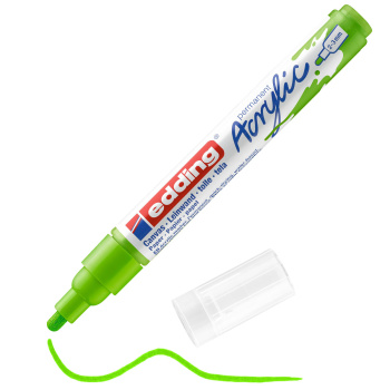 Μαρκαδόρος Edding 5100 Yellow Green 927 Ακρυλικός Medium