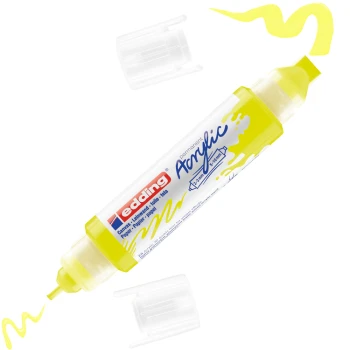 Edding 5400 Neon Yellow No 065 Ακρυλικός 3D Μαρκαδόρος