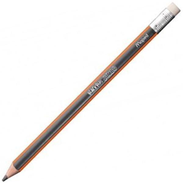 ΜΟΛΥΒΙ MAPED BLACKPEPS JUMBO ΡΙΓΕ ΓΚΡΙ-ΠΟΡΤΟΚΑΛΙ ΜΕ ΓΟΜΑ No 854721