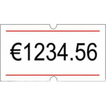 Ετικέτες Ετικετογράφου 21x12 Κόκκινη Γραμμή Printex