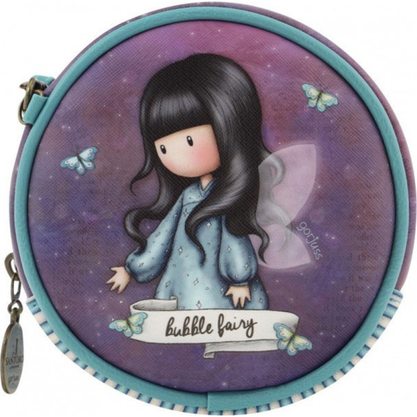 ΤΣΑΝΤΑΚΙ ΧΕΙΡΟΣ GORJUSS BUBBLE FAIRY MINI ROUND BAG ΣΤΡΟΓΓΥΛΟ 907GJ03