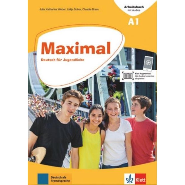 MAXIMAL A1 ARBEITSBUCH (+AUDIO ONLINE +KLETT-BOOK APP)