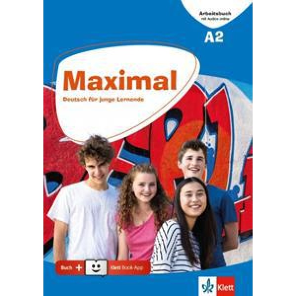 MAXIMAL A2 ARBEITSBUCH (+AUDIO ONLINE +KLETT-BOOK APP)