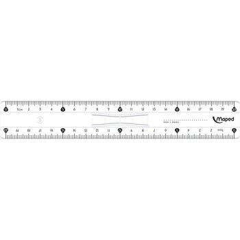 ΧΑΡΑΚΑΣ MAPED 20CM CRYSTAL ΜΕ ΛΑΒΗ 146108 ΔΙΑΦΑΝΟΣ