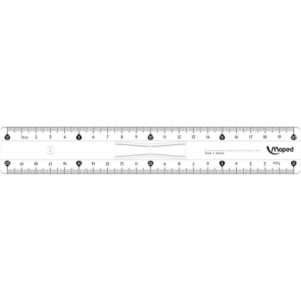 ΧΑΡΑΚΑΣ MAPED 20CM CRYSTAL ΜΕ ΛΑΒΗ 146108 ΔΙΑΦΑΝΟΣ