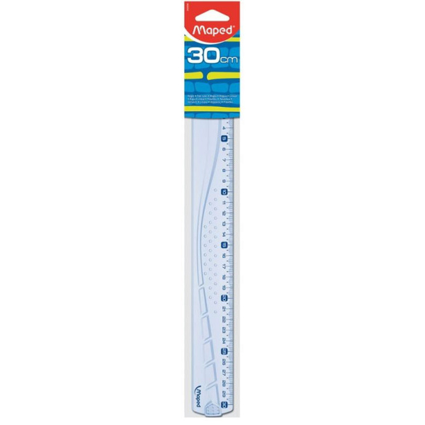 ΧΑΡΑΚΑΣ MAPED 30CM CRYSTAL 146119 ΕΠΙΠΕΔΟΣ ΔΙΑΦΑΝΟΣ