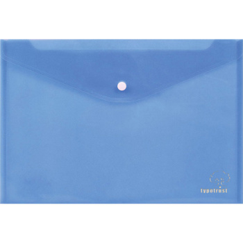 Φάκελος Α4 Μπλε Typotrust 33x23.2cm με κουμπί FP25004-03