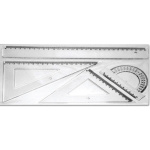 Γεωμετρικά όργανα Ilca Crystal Σετ 4 Μεγάλο 30cm