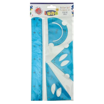 Γεωμετρικά όργανα Luna Flexi Σετ 4 Μεγάλο 30cm