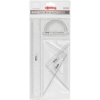 Γεωμετρικά όργανα Rotring Centro Crystal Σετ 4 Μεσαίο 30cm