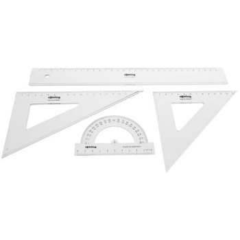 Γεωμετρικά όργανα Rotring Centro Crystal Σετ 4 Μεσαίο 30cm
