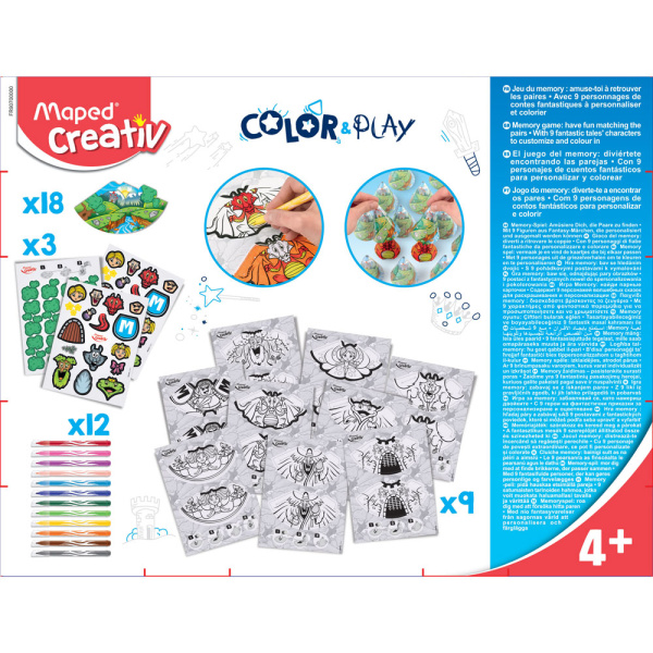ΣΕΤ ΧΕΙΡΟΤΕΧΝΙΑΣ MAPED CREATIV COLOR&PLAY ΜΝΗΜΗΣ 907000