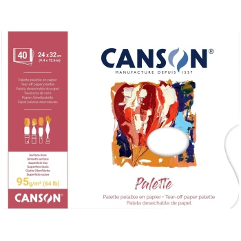 ΠΑΛΕΤΑ ΧΑΡΤΙΝΗ Α4 CANSON 24x32cm ΜΕ 40 ΦΥΛΛΑ 95gr