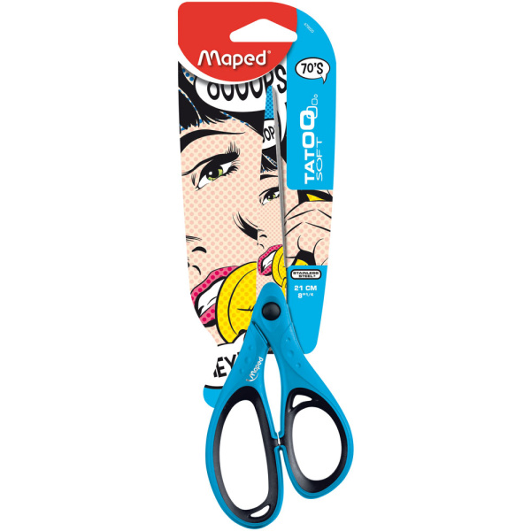 Ψαλίδι Maped Tattoo Soft 21cm σε Blister με σχέδια