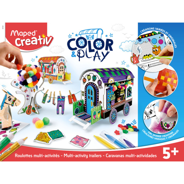 ΣΕΤ ΧΕΙΡΟΤΕΧΝΙΑΣ MAPED CREATIV COLOR & PLAY ΑΜΑΞΕΣ 907024