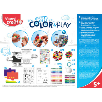 ΣΕΤ ΧΕΙΡΟΤΕΧΝΙΑΣ MAPED CREATIV COLOR & PLAY ΑΜΑΞΕΣ 907024