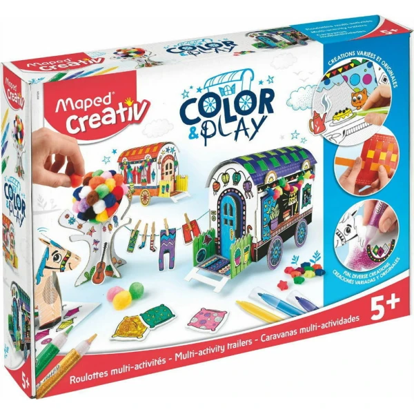 ΣΕΤ ΧΕΙΡΟΤΕΧΝΙΑΣ MAPED CREATIV COLOR&PLAY ΑΜΑΞΕΣ 907024