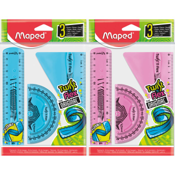 Γεωμετρικά όργανα Maped Twist n' Flex Σετ 3 Μεσαίο 15cm