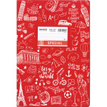 ΤΕΤΡΑΔΙΟ ΕΞΗΓΗΣΗ ΚΟΚΚΙΝΟ ΡΙΓΕ 50 ΦΥΛΛΩΝ SPECIAL DOODLES TYPOTRUST 4322