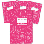 ΤΕΤΡΑΔΙΟ ΦΟΥΞΙΑ ΡΙΓΕ 50 ΦΥΛΛΩΝ SPECIAL DOODLES TYPOTRUST 4307
