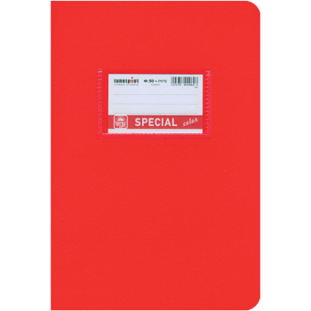 ΤΕΤΡΑΔΙΟ ΚΟΚΚΙΝΟ ΡΙΓΕ 50 ΦΥΛΛΩΝ SPECIAL COLOR TYPOTRUST 4062