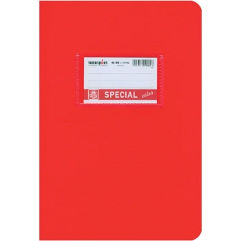 ΤΕΤΡΑΔΙΟ ΚΟΚΚΙΝΟ ΡΙΓΕ 50 ΦΥΛΛΩΝ SPECIAL COLOR TYPOTRUST 4062